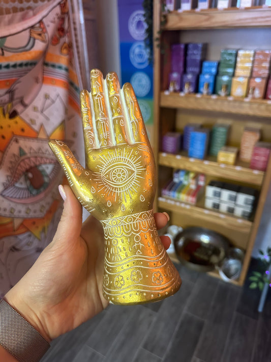 21cm Gold Hand Ornament