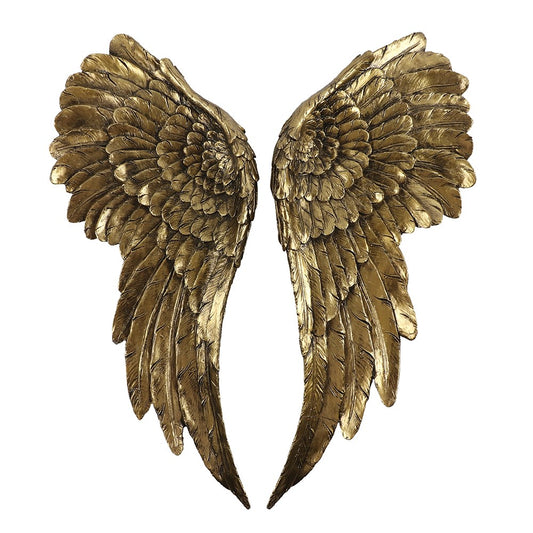 Large Gold Angel Wings